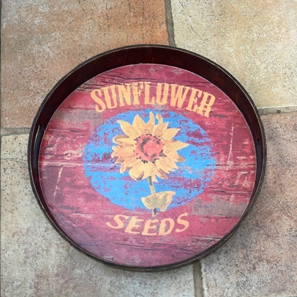 Vintage wooden tray